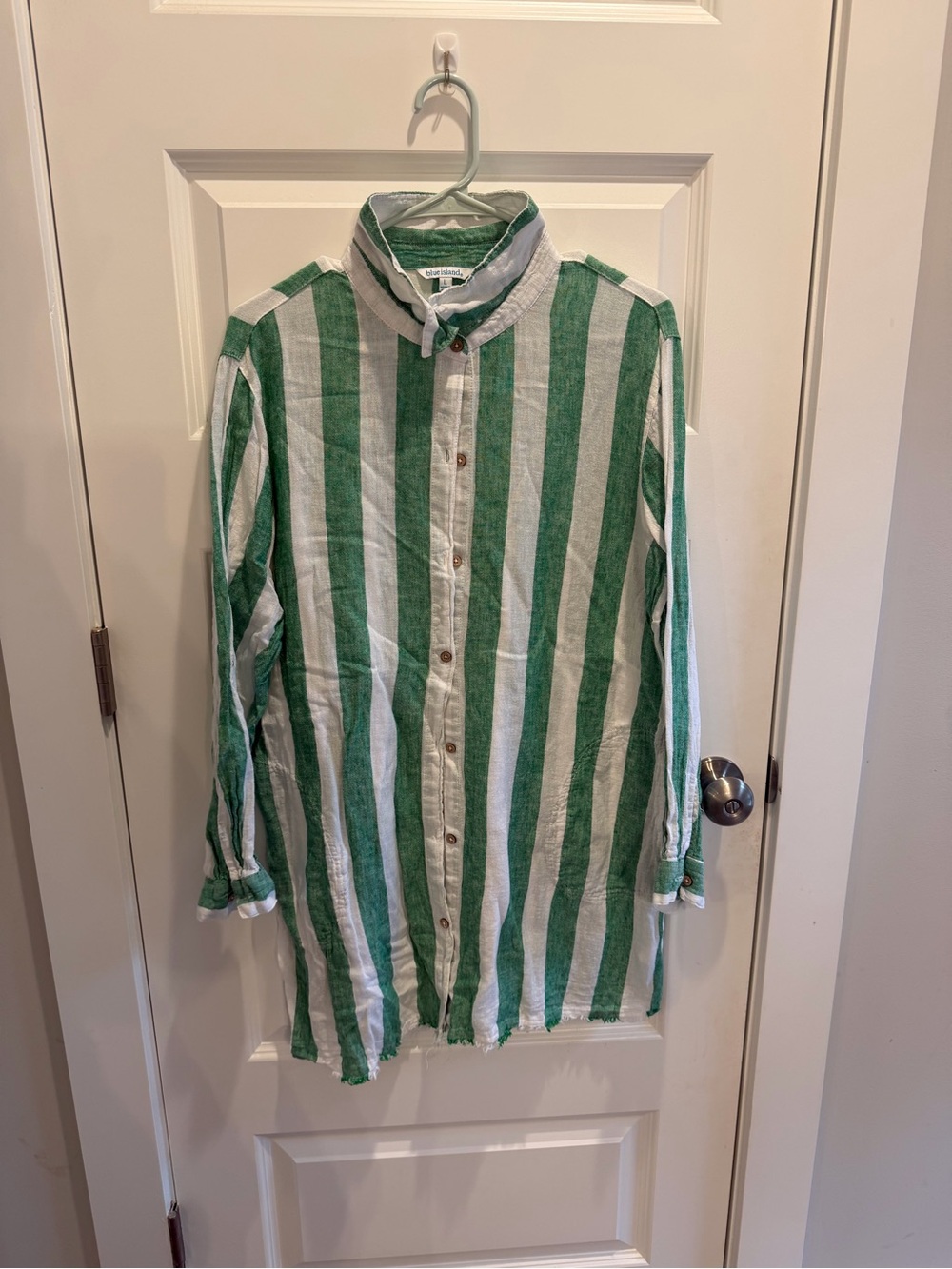 Women’s Striped Long Sleeve Button Up